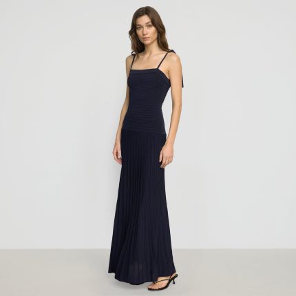 Chan Ottoman-Knit Dress